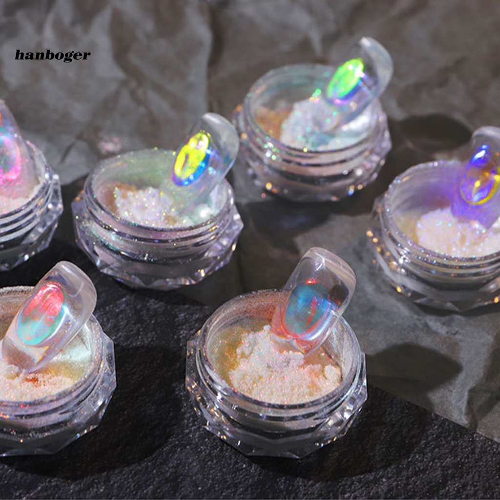 Bột làm móng màu neon tráng gương không gây kích ứng hiệu quả kèm phụ kiện