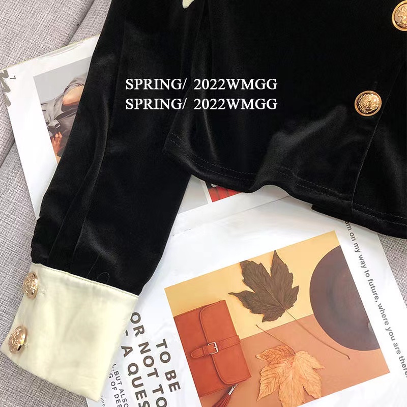 Áo Sơ Mi Nhung Tay Dài Cổ Bẻ Phong Cách retro Thời Trang Hàn Quốc Dành Cho Nữ