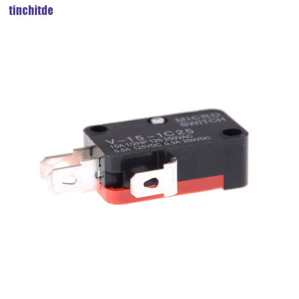 Bộ 5 Linh Kiện Điện Tử micro V-15-1C25 Kw9-0 15A 125 / 250Vac Chất Lượng Cao