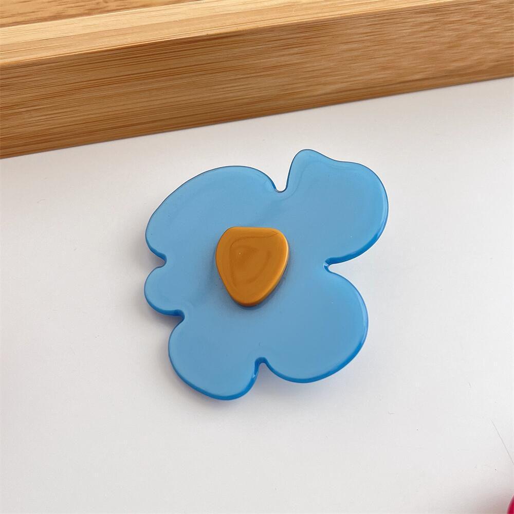 Kẹp Tóc Cỡ Lớn Bằng Nhựa Resin Dễ Thương Phong Cách Vintage Cho Nữ