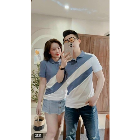Áo Thun Polo Nam Ngắn Tay 3 Màu , Áo Đôi Polo Nam Nữ_P012