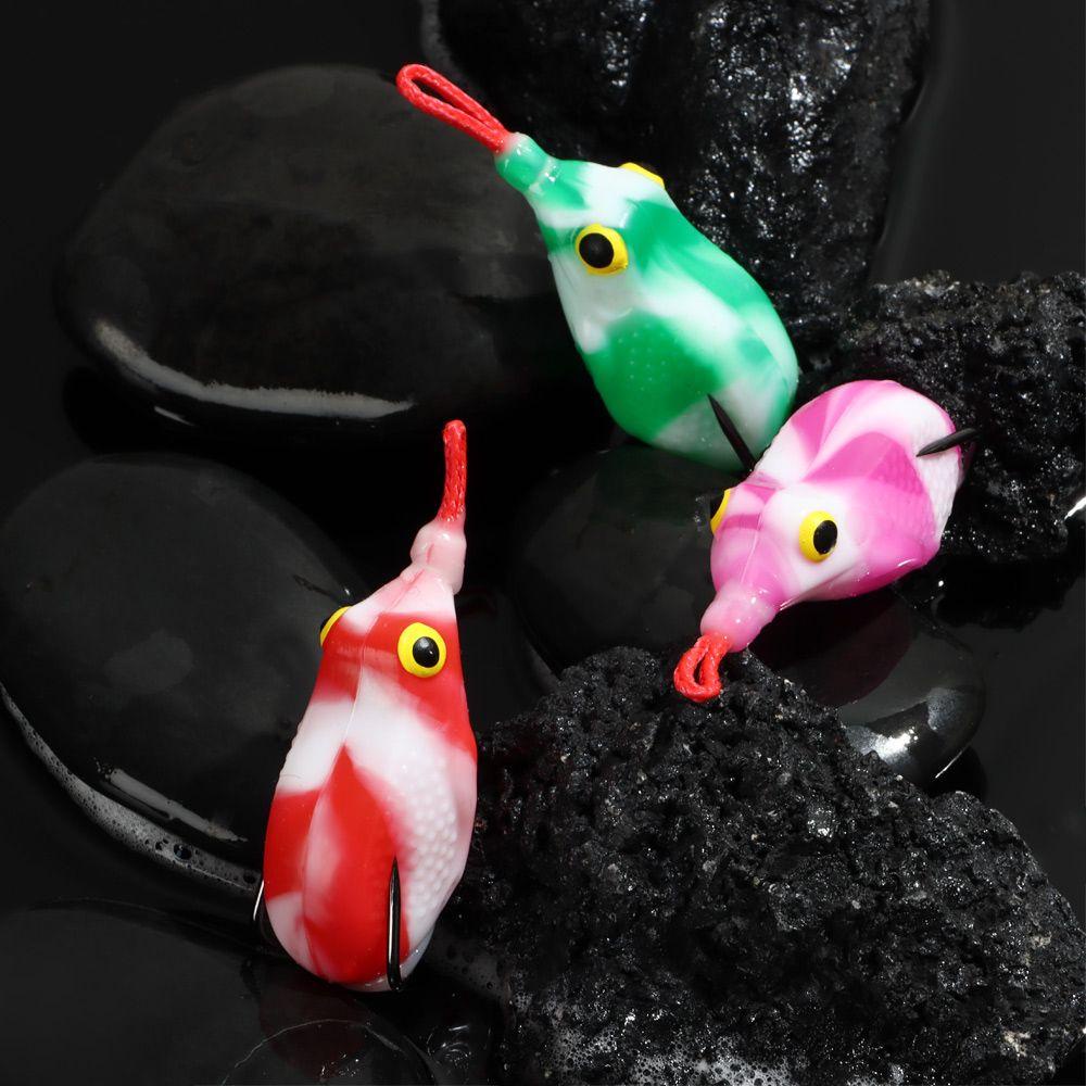 Mồi Câu Cá Giả Bằng Silicon Mềm Kèm Móc Câu Tiện Dụng