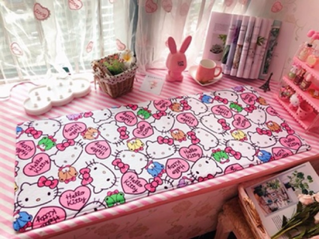 Thảm bông size 45*120cm Hello Kitty