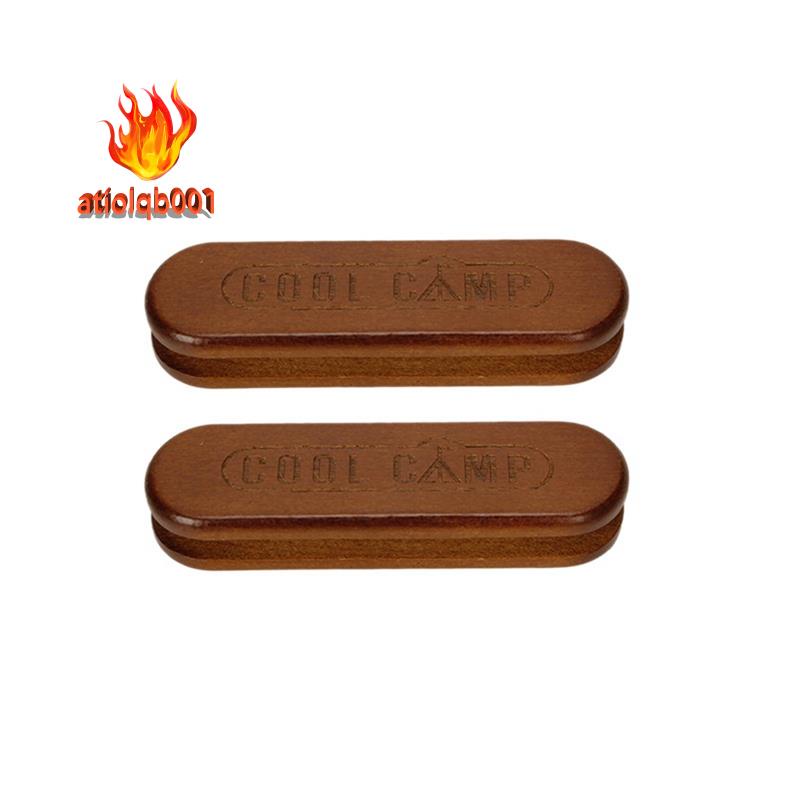 Khay Nướng Thịt Bbq Hình Tròn Có Tay Cầm Bằng Gỗ Chống Bỏng Tiện Dụng