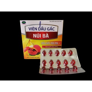 VIÊN DẦU GẤC NÚI BÀ - Giảm khô mắt, giúp sáng mắt
