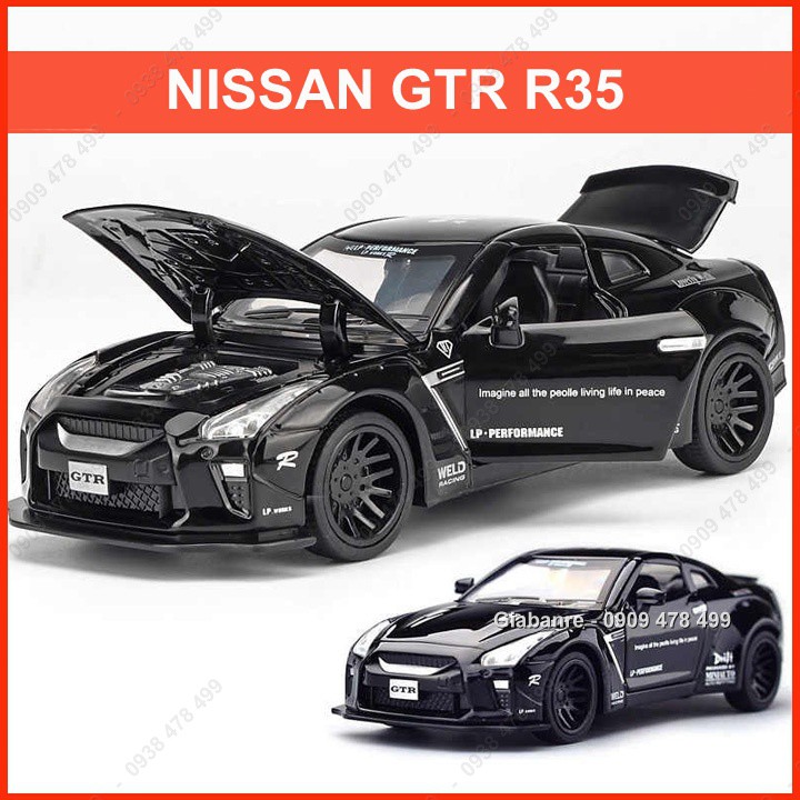 XE MÔ HÌNH SẮT TỈ LỆ 1:32 - NISSAN GTR LIBERTI WALK - 9830