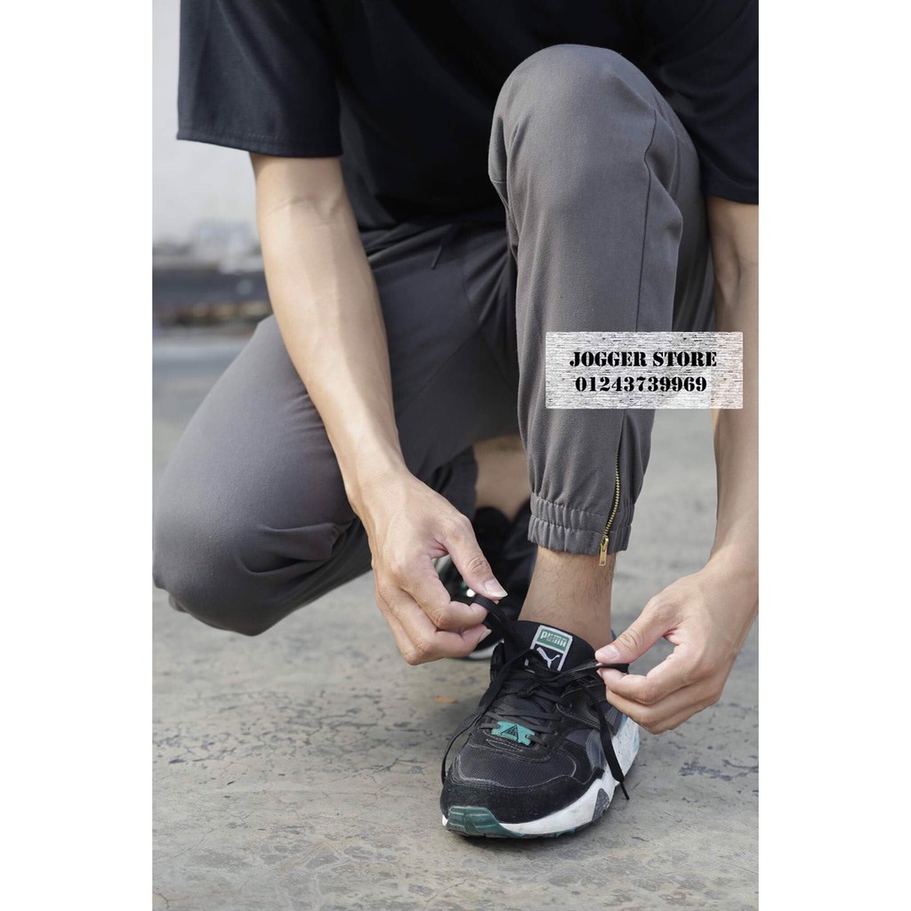 QUẦN JOGGER KAKI ZIP ( CÓ KHOÁ KÉO BO CHÂN )