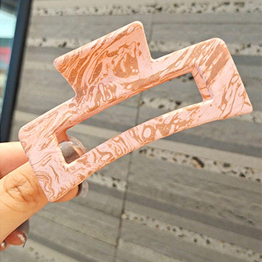 Kẹp tóc hỗ trợ rửa mặt Rửa Mặt Acrylic In Họa Tiết Mực In WMES15H Phong Cách Hàn Quốc Cổ Điển