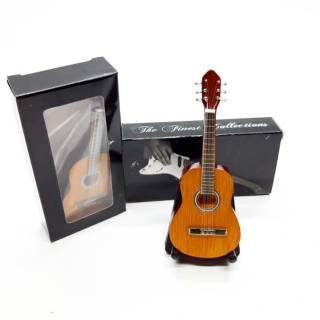 Mô hình đàn Guitar thu nhỏ 10cm tỉ lệ 1:12