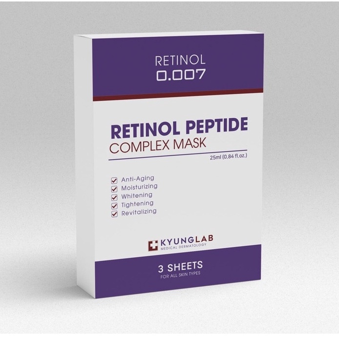 Mặt nạ chống lão hóa mặt nạ Retinol Peptide kyung Lab mỹ phẩm chính hãng KYUNG LAB