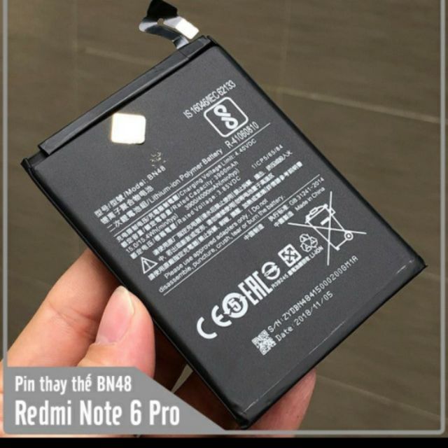 Pin Xiaomi BN48 bảo hành 6 tháng