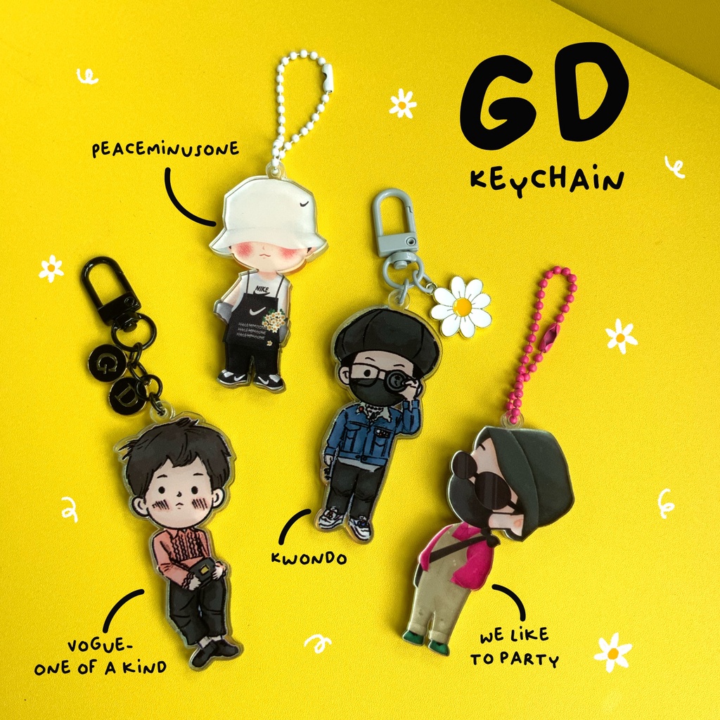 Móc Khóa GD / G Dragon / Gdragon Memopad Bigbang Still Life