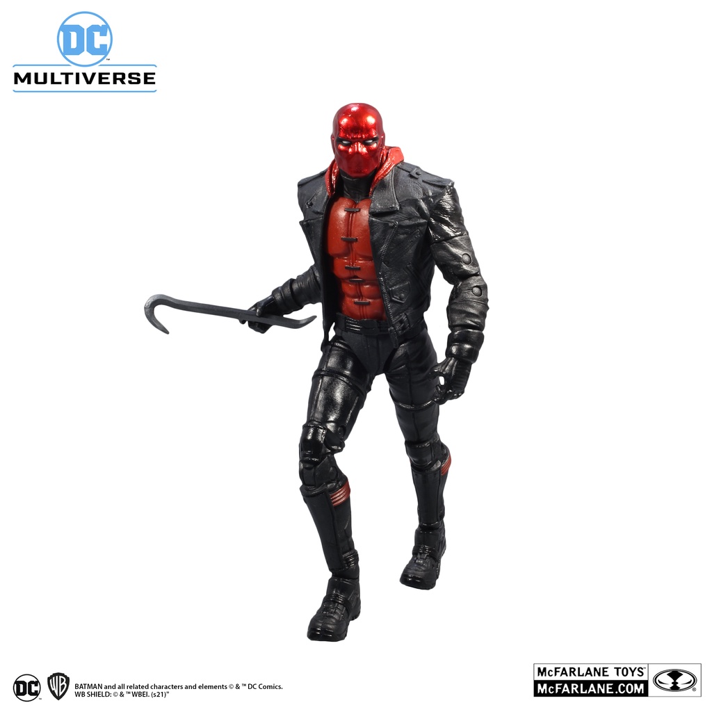 MÔ HÌNH NHÂN VẬT SIÊU ANH HÙNG DC COMICS MC FARLANE RED HOOD BATMAN: THREE JOKER