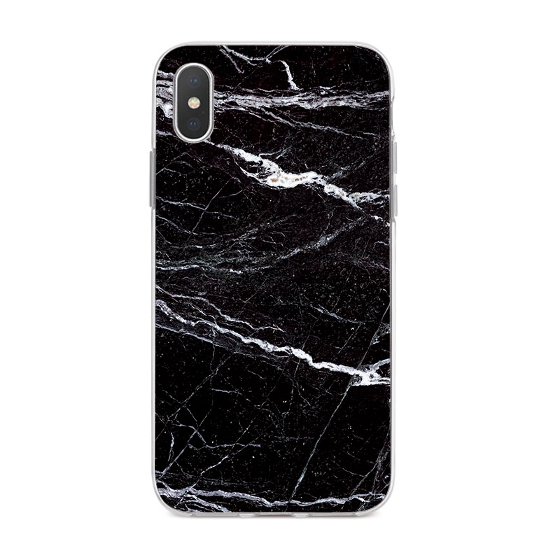 Ốp Lưng iPhone X 6 6s 6Plus 6s Plus 7 7Plus 8 8Plus 5 5s SE TPU mềm Case đá granit