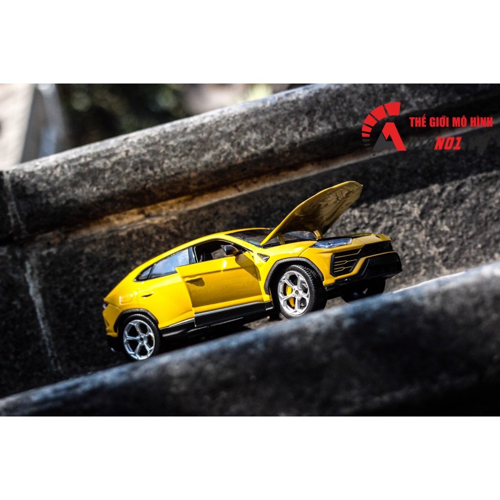 MÔ HÌNH XE LAMBORGHINI URUS YELLOW 1:24 WELLY 5871