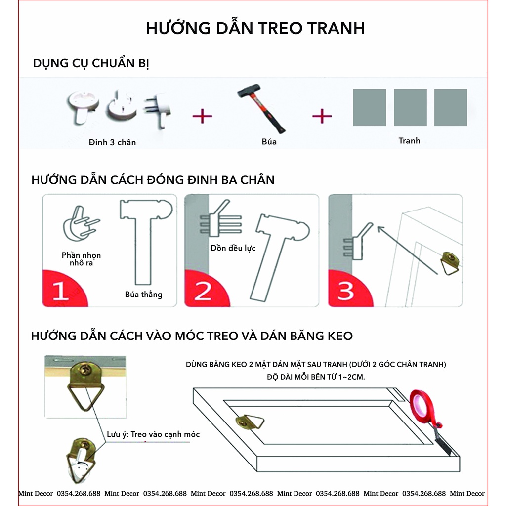 Tranh Nối Mi – Make Up - Xăm Lông Mày Trang Trí Tiệm Mi, Nail, Spa - Tặng Đinh Chuyên Dụng