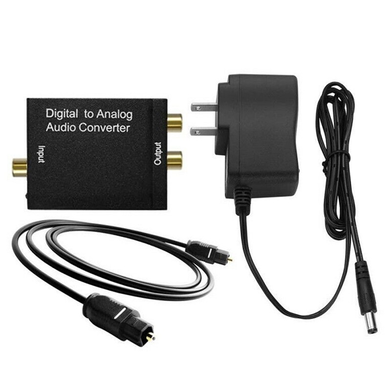 Bộ Thiết Bị Chuyển Đổi Âm Thanh Kỹ Thuật Số Qua Analog Rca L / R Chất Lượng Cao