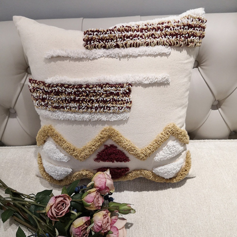 Xiangbao Vỏ Gối Đệm Siêu Mềm Phong Cách Bộ Lạc Bohemian Bắc Âu Cho Ghế Sofa