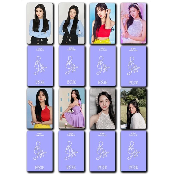 [Mua 2 giảm 30k, mua 3 tặng 1] Set card chữ kí IZONE (IZ*ONE) Eunbi