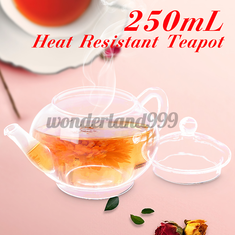Ấm trà thủy tinh chịu nhiệt tốt 250ml / 8.5 Oz