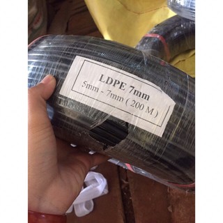 200M ống nhựa dẫn nước PE 6ly (5x7mm)
