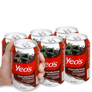 LỐC NƯỚC SƯƠNG SÁO YEO'S 6 LON 300ML