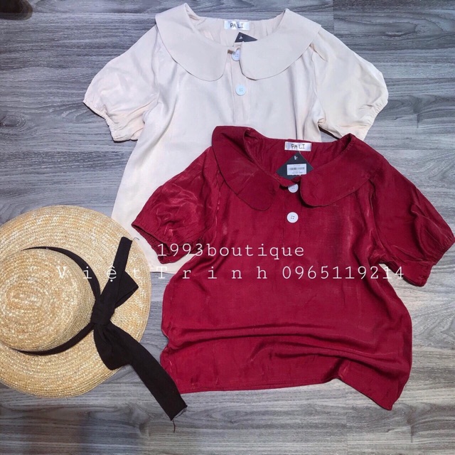 Áo cúc cổ bèo