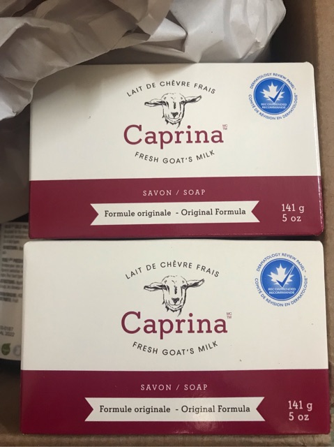 XÀ PHÒNG SỮA DÊ TƯƠI CAPRINA - 90 GR/110 GR/141 GR