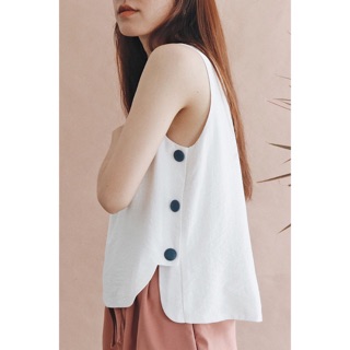 Chicka Chicka - Áo Side button sleeveless top