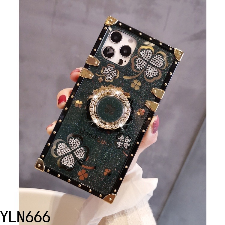 Ốp Điện Thoại Hình Vuông Có Nhẫn Đỡ Cho OPPO A96 A36 A76 A94 4G F19PRO A95 A55 A16 A93 A74 A72 A54 5G A53 A54S