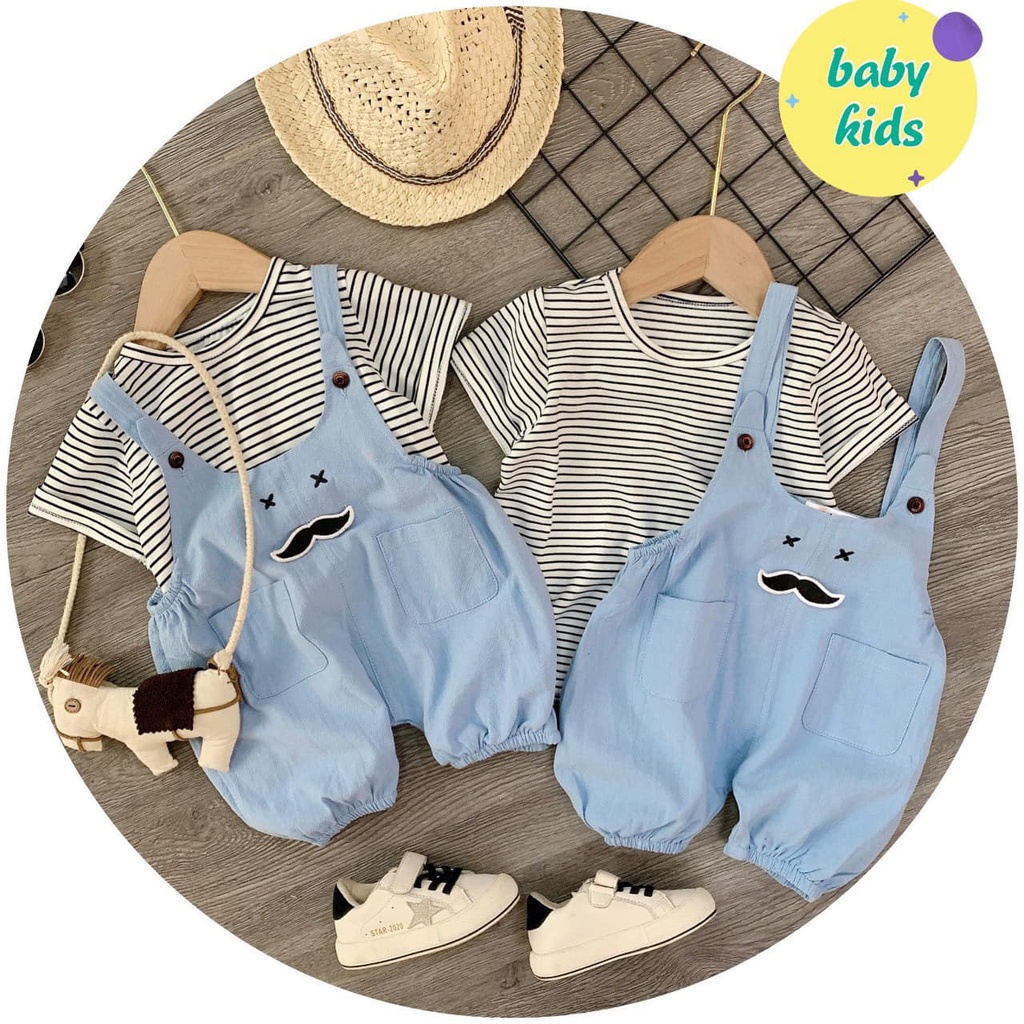 Set yếm cho bé kèm áo phông