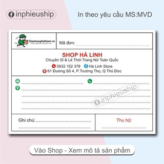 Phiếu ghi mã vận đơn