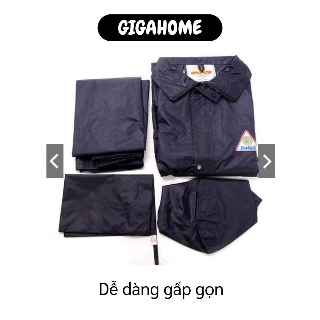 Áo Mưa Bộ GIGAHOME Bộ Quần Áo Đi Mưa Người Lớn Vải Dù Siêu Bền, Chống Thấm Nước Tuyệt Đối 3323