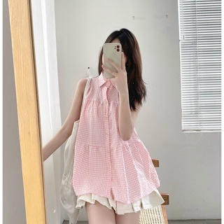 Áo kẻ caro sát nách