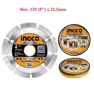 Đĩa cắt gạch khô ingco dmd011252m