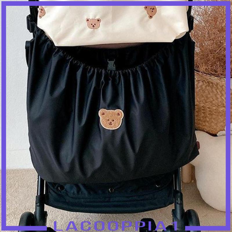 1 Túi Đựng Đồ Dùng Treo Xe Đẩy Em Bé Thiết Kế Dây Đeo Tùy Chỉnh Tiện Dụng