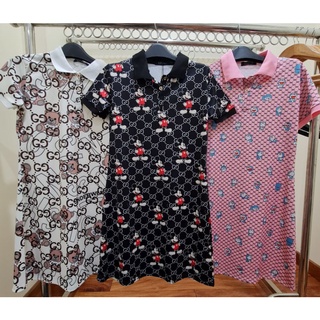 VÁY POLO GUCCI- CHẤT THUN LẠNH ĐỨNG VÁY TẠO FORM DÁNG CHUẨN ĐẸP