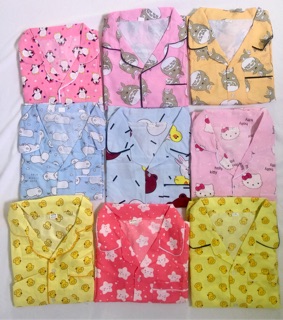 Đồ bộ Pijama kate thái viền cổ