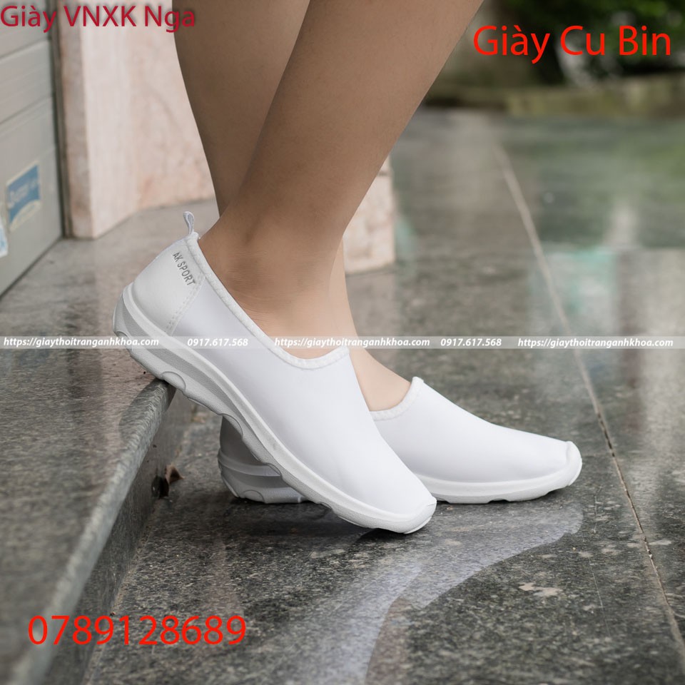 Giày thể thao nữ giá rẻ Anh Khoa A688-7 - Chất liệu thun nhập khẩu công nghệ cao co giãn đa chiều không bai giãn