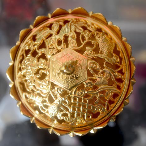 Lư xông trầm hương hoa sen- bằng hợp kim