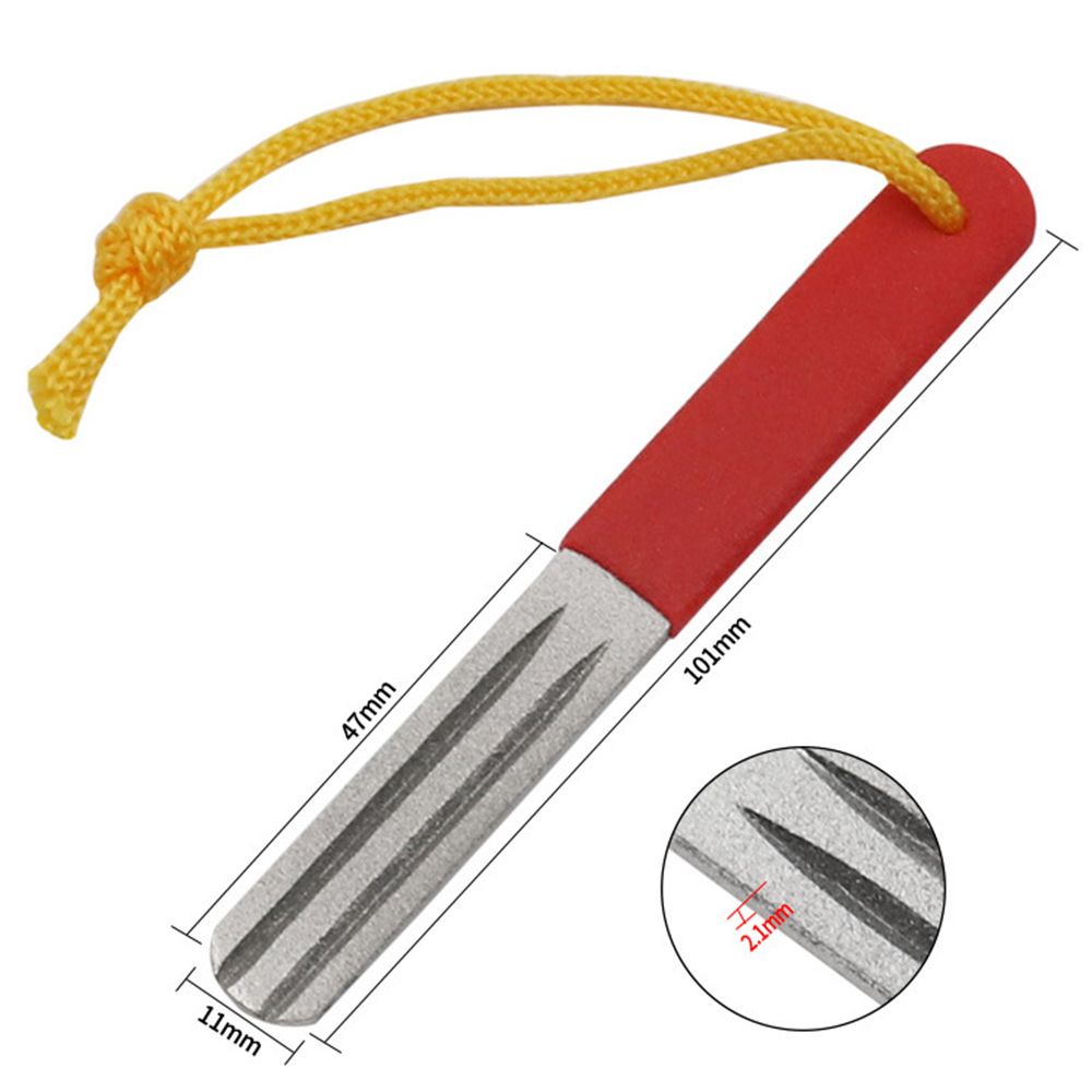 Dụng cụ mài lưỡi câu cá ngoài trời nhỏ gọn tiện dụng