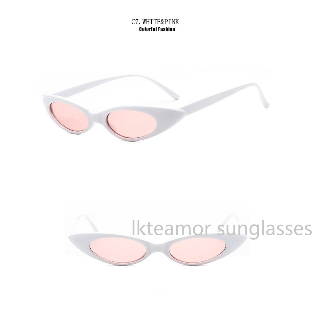 Kính mát chống UV400 kiểu mắt mèo phong cách cổ điển