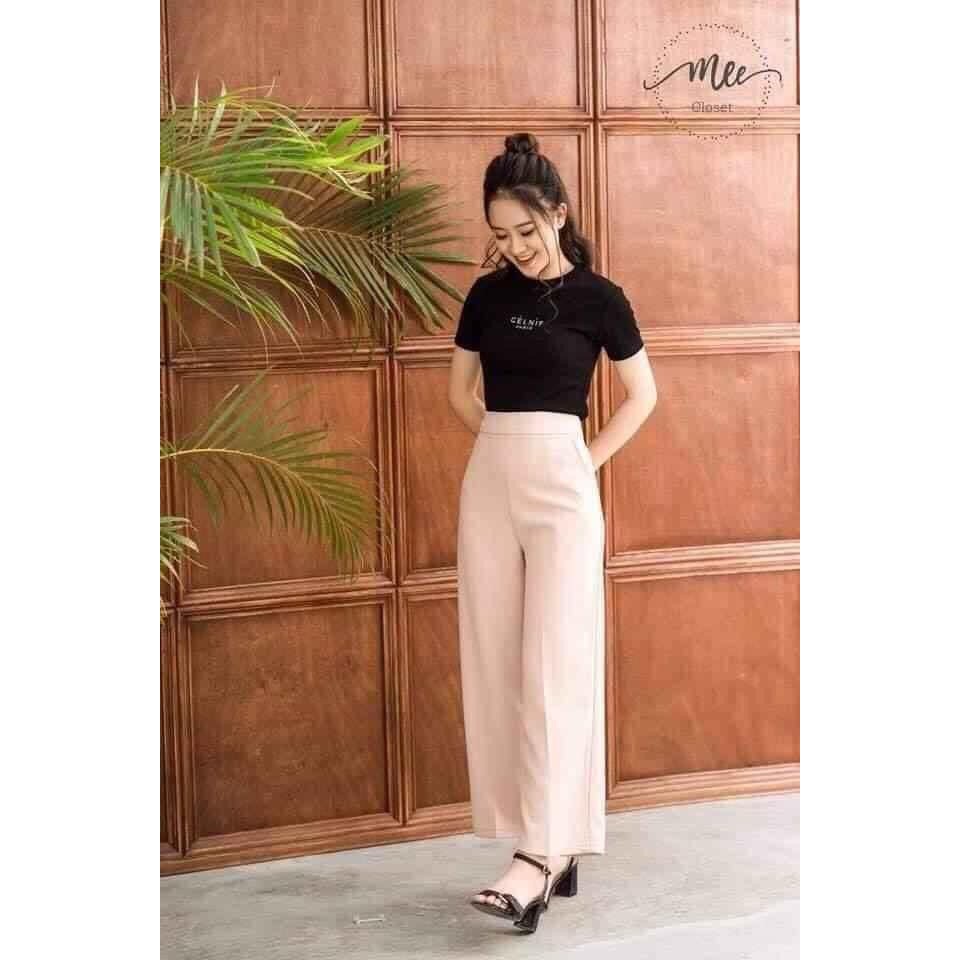 QUẦN CULOTTES ỐNG RỘNG [Ảnh Thật] QUẦN ỐNG SUÔNG KHÓA SƯỜN, QUẦN XUÔNG NỮ HÀNG ĐẸP [QN86]