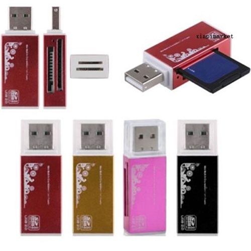 Đầu Đọc Thẻ Nhớ Usb 2.0 Tất Cả Trong 1 Cho Micro Sd Sdhc Tf M2 Mmc Ms Pro