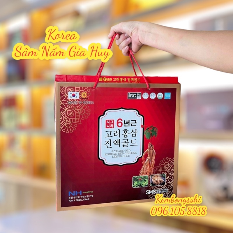Nước Hồng Sâm Nonghuyp 6 Năm Tuổi Cao Cấp HÀN QUỐC