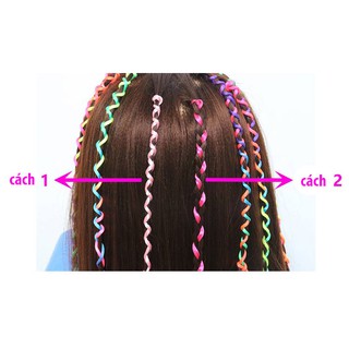 Dây tết tóc bohemian sắc màu