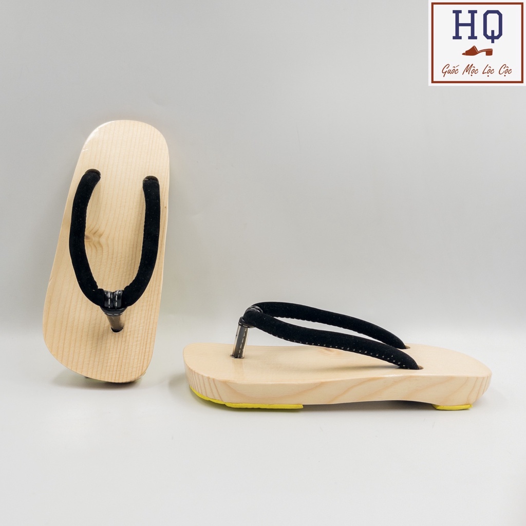Guốc cho bé gái bé trai dép lê gỗ xỏ ngón Hội Đồng (size 7-9), guốc mộc quai kẹp áo dài, bà ba đi chụp ảnh diễn văn nghệ