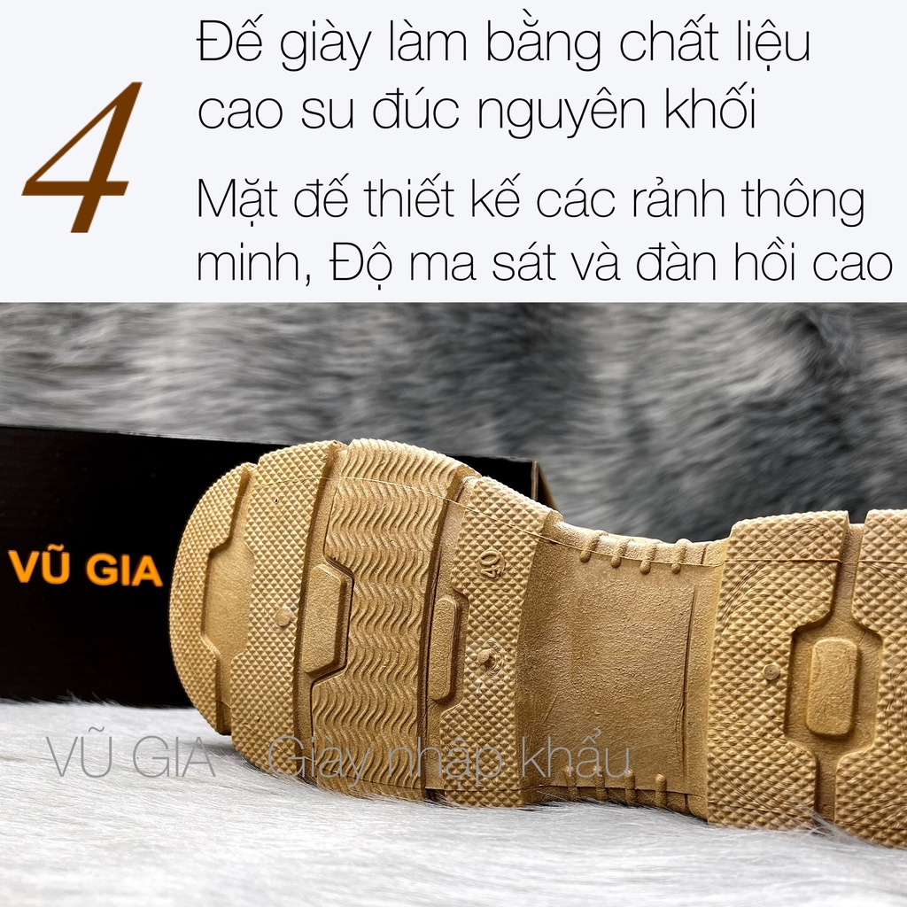 Giày Boost Martin cổ cao nhập khẩu chính hãng VŨ GIA T34