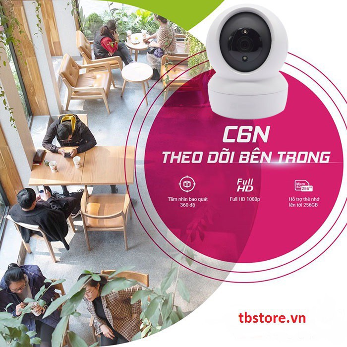 Camera WIFI 2MP EZVIZ C6N