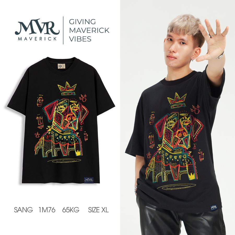 Áo thun nam phông nữ form rộng chú chó nhiều màu MVR size rộng tee Mỹ BB4337